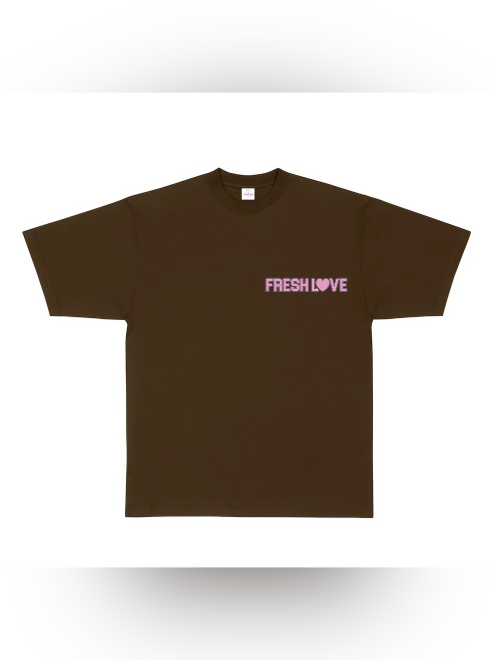 Brown fresh love Short Sleeve Tee